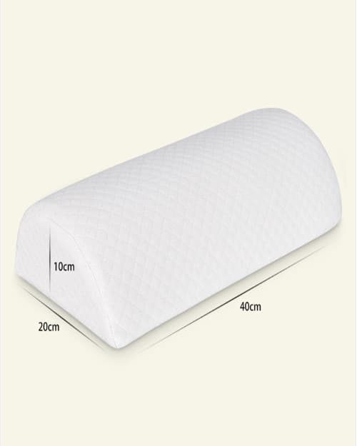 Half Moon Memory Foam-kudde - Knästöd och benlyft för sido-, rygg- och magsovare