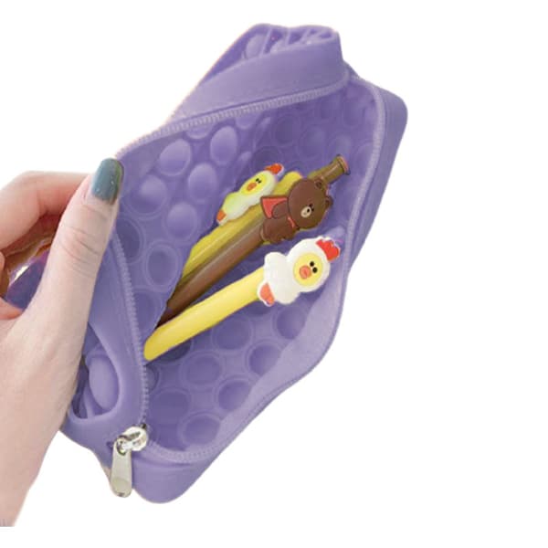 Pop Bubble Pencil Case Lila
