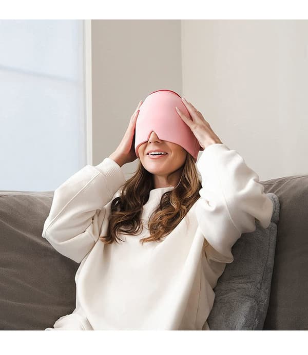 Cold Compress Migrän Caps – Enkellager Rosa