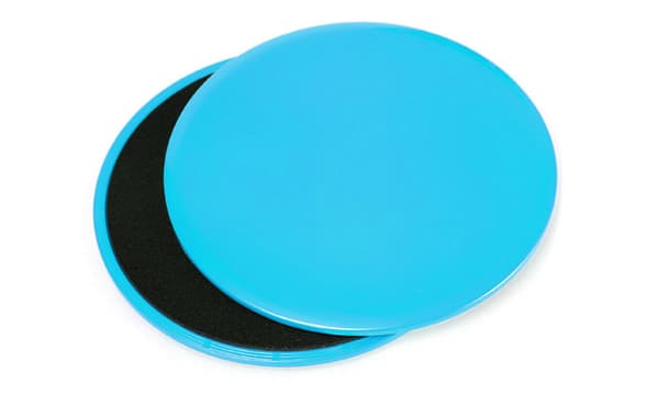 1 Par Core Fitness Gliders Slide Discs - Runda blå