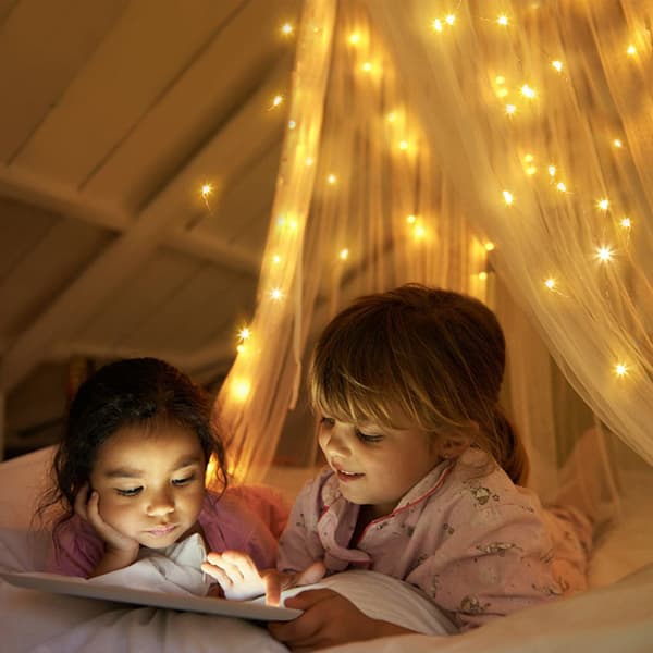 Solar LED Light Vattentät LED Copper Lights Gul