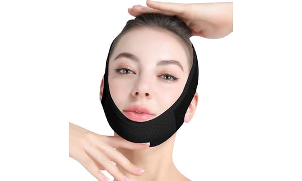 V Ansiktsmask - 2 förpackningar Svart