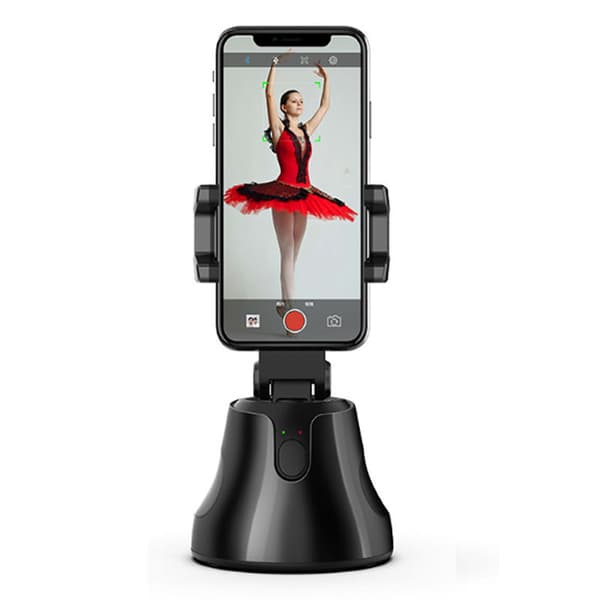360 ° Smartphone-videostativ Svart
