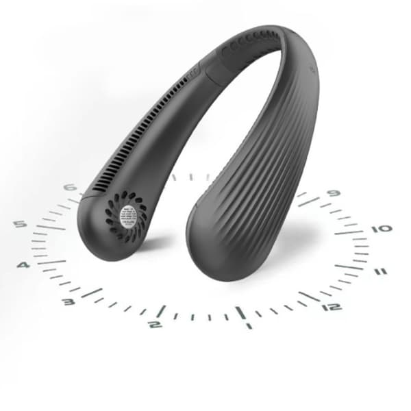 Hands Free Bladeless Neck Fan Svart