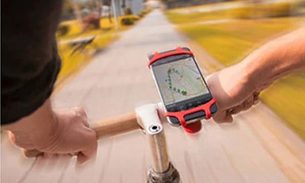 Universal telefonmontering för cykel & motorcykel  Röd