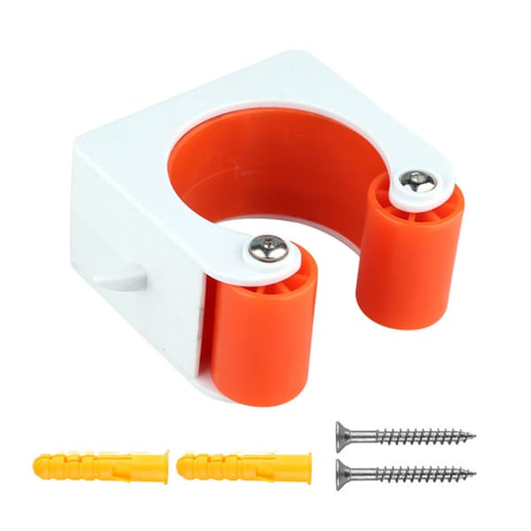 Cykelförvaringsställ vit med orange