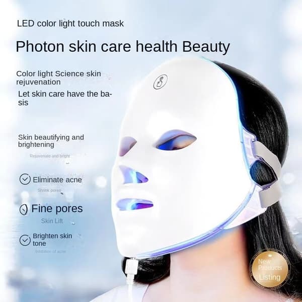 7 färger LED ansiktshudvårdsmask