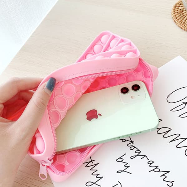 Pop Bubble Pencil Case Rosa