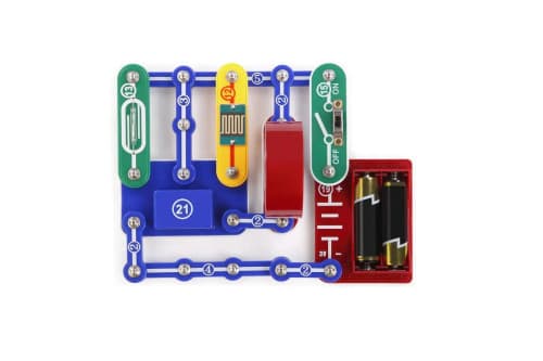 Kids Electronic Circuit Kit - Educational STEM Science Toy with Premium ABS Copper Blocks for Learn & Play