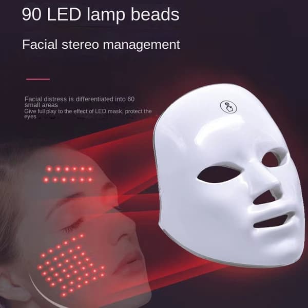 7 färger LED ansiktshudvårdsmask