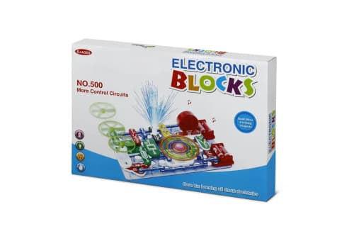 Kids Electronic Circuit Kit - Educational STEM Science Toy with Premium ABS Copper Blocks for Learn & Play