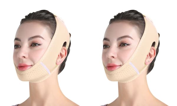 V Ansiktsmask - 2 förpackningar Hud
