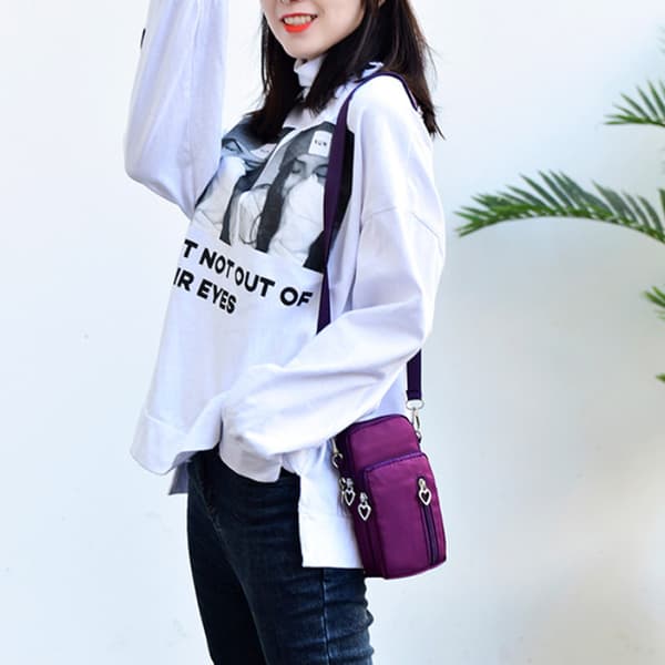 Vattentäta Crossbody väskor Lila
