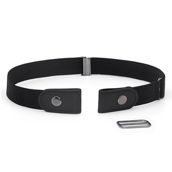 Ingen Buckle Elastic Belt Svart