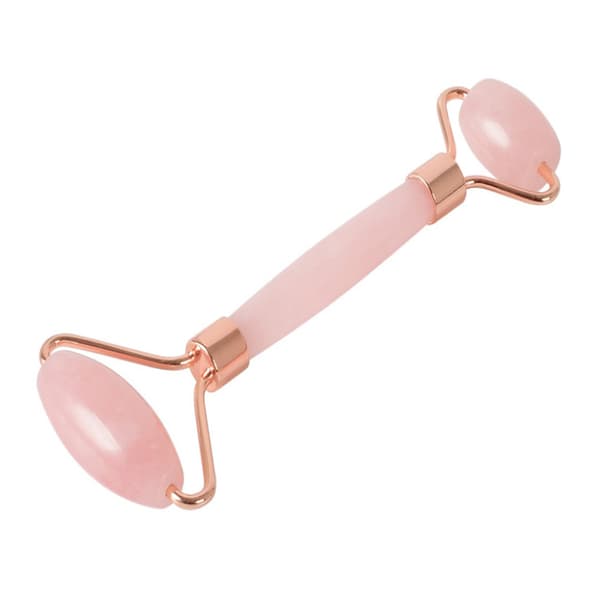 Original Jade Roller & Gua Sha, Face Roller Set- 2 förpackningar Rosa