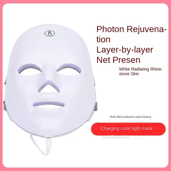 7 färger LED ansiktshudvårdsmask