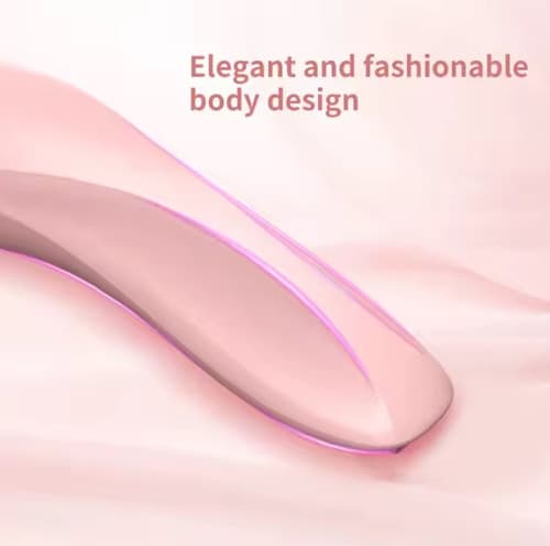 ICB Bikini Trimmer för kvinnor, Version C – IPX7 vattentät intimtrimmer med LCD-display, USB-uppladdningsbar, rosa