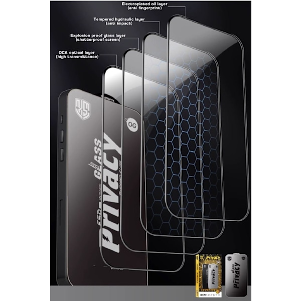 Samsung Galaxy S24 5G -Yksityisyys Näytönsuoja/ Privacy Näytönsuoja -2 PACK
