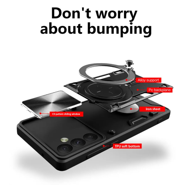 Iphone 15 PLUS- Armor Protect Sormusteline, linssinsuoja Iskunkestävä kotelo