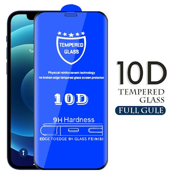 2 PACK - 10D Näytönsuoja iPhone11, 11 XR Näytönsuoja
