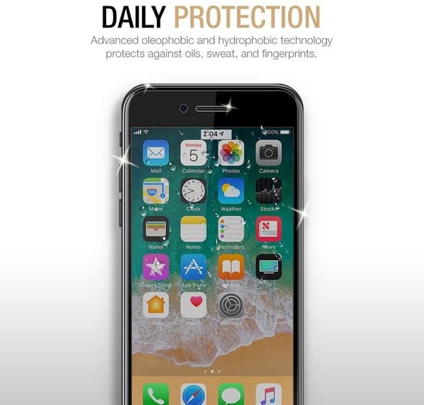 2 PACK -Privatliv Skærmbeskytter iPhone 14 (6.1 tommer), Privacy Screen Protector
