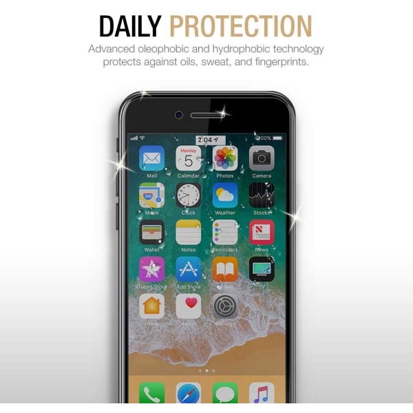 2 PACK -Privatliv Skærmbeskytter iPhone 7/8/SE2020/SE2022(4.7 tommer), Privacy Screen Protector