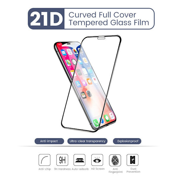 2 KPL- 21D näytönsuoja iPhone 13 & 13 Pro (6.1'')