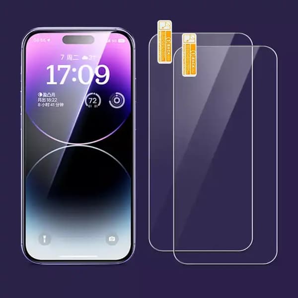 2 KPL- LÄPINÄVÄ näytönsuoja iPhone 13PRO MAX  ( 6.7'') -asennuskehyksen kanssa