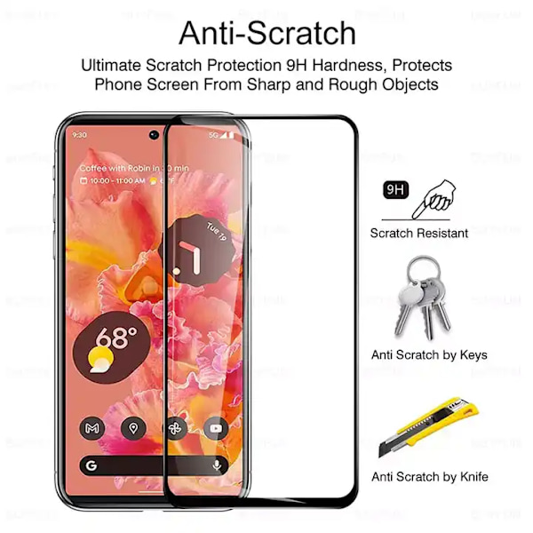 2-PACK -9D näytönsuoja Samsung Galaxy S23 FE-5G , karkaistu lasi