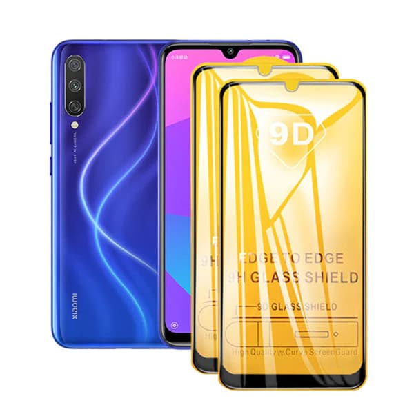 2-PACK -9D näytönsuoja Xiaomi Redmi 10 karkaistu lasi (6,5 tuumaa)