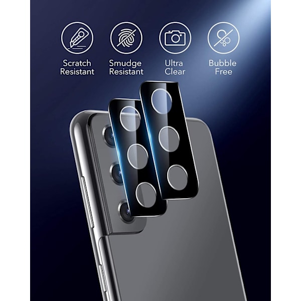 Kameran linssin suojus Samsung Galaxy S21/S21 PLUS- 2 PACK