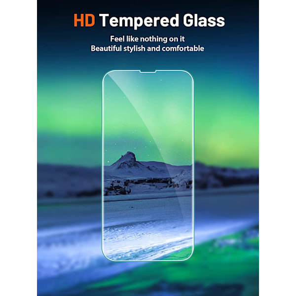 2-PACK- Transparent Skärmskydd iPhone 12 Mini (5.4')