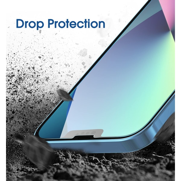 2-PACK- Transparent Skärmskydd  iPhone 14 Pro Max ( 6.7'') med Installationsram