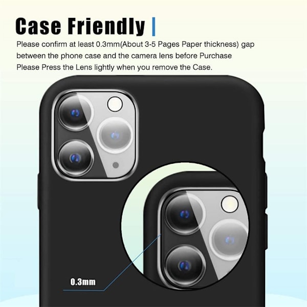 Kameralinsskydd Iphone 15 - 2 PACK
