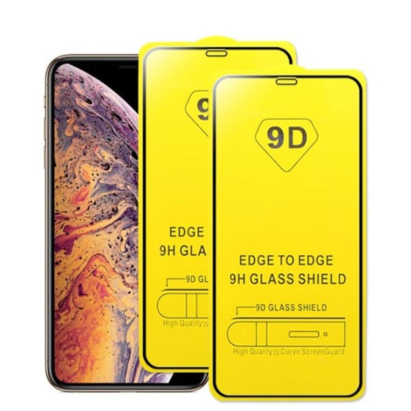 2-PACK -9D skærmbeskytter iPhone 11, iPhone XR hærdet glas (6,1 tommer)