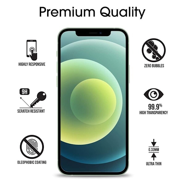 2 PACK - 10D Näytönsuoja iPhone 14 PRO Näytönsuoja