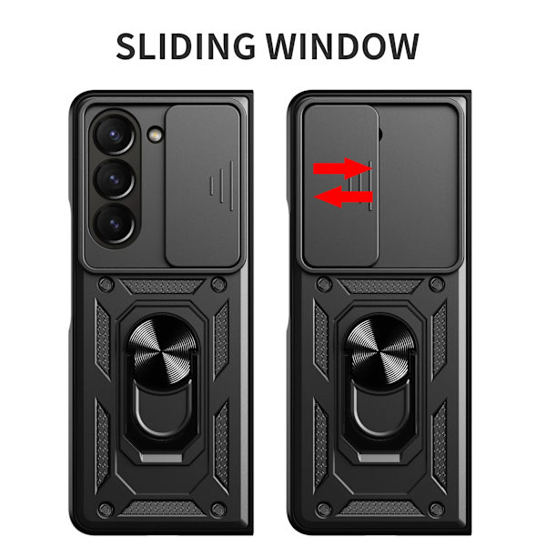 Samsung Z Fold 5- Armour Protect, linsskydd Stötsäkert Skal