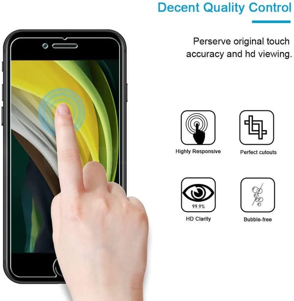 2-PAK- Transparent SkærmbeskytteriPhone 15 PRO (6.1'')