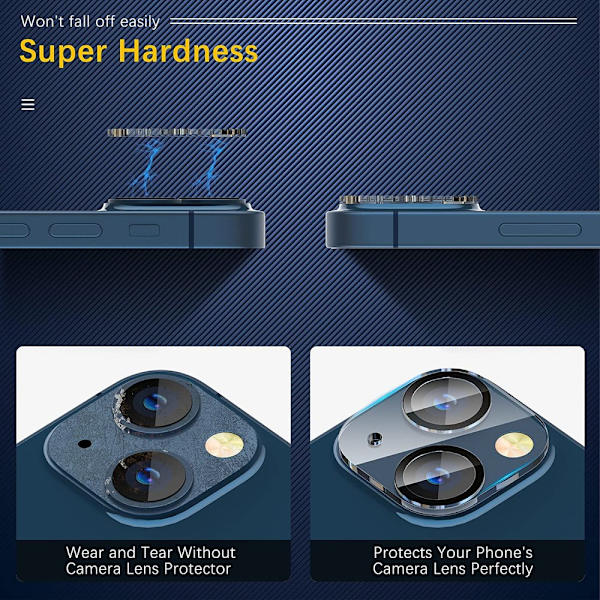 Kameralinsskydd Iphone 15 PLUS- 2 PACK