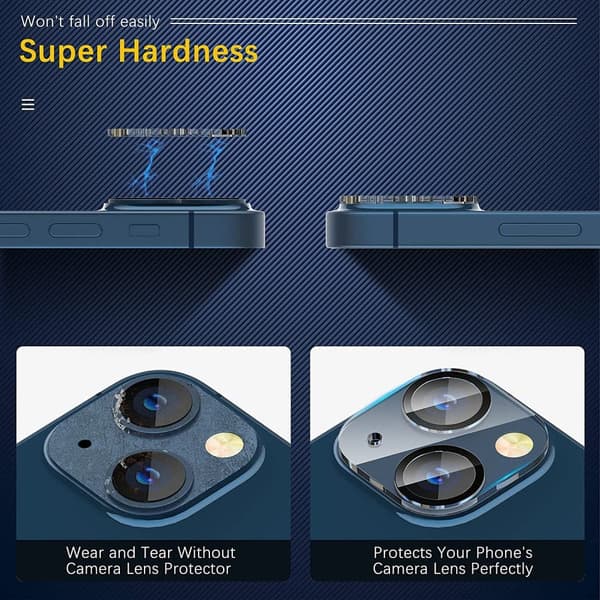 Kameran linssin suojus Iphone 13 PRO/ PROMAX - 2 PACK