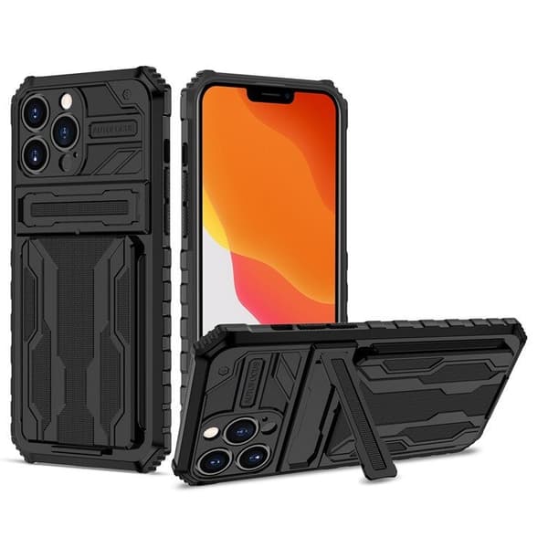 Samsung Galaxy S21 5G, Armor kansi / kotelo, 3 luottokorttipidikettä