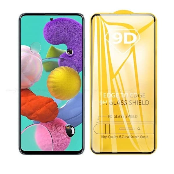 4-PACK -Samsung Galaxy A22 karkaistu lasi 9D näytönsuoja