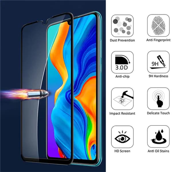 2-PACK-9D Skärmskydd Redmi NOTE 12 5G Härdat Glas (6.67 Tums)