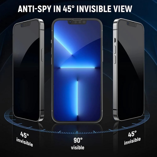 2 PACK - Sekretess Skärmskydd Samsung Galaxy A52s 5G (6.5 Tums),Privacy Screen Protector