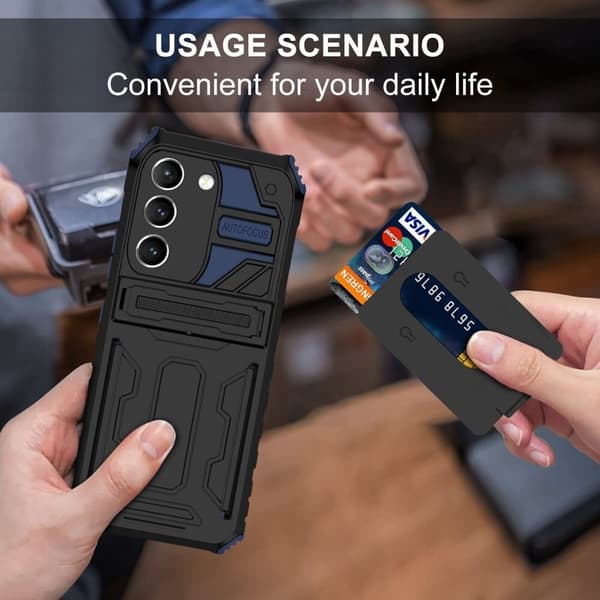 Iphone 14 PLUS, cover / Etui med 2 kreditkortholdere