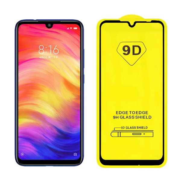 2-PACK -9D skærmbeskytter Redmi NOTE12 5G hærdet glas (6,67 tommer)