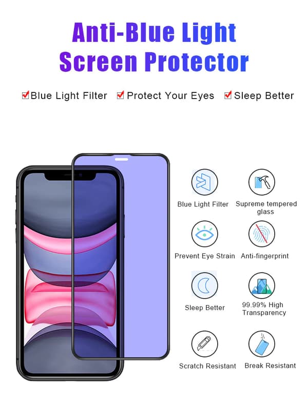 2-PACK - Anti-sininen näytönsuoja Samsung Galaxy S22 5G (6.1 tuumaa)