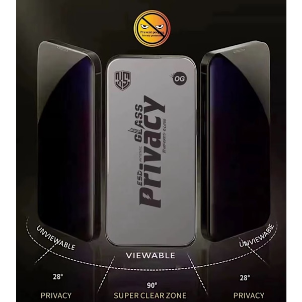 Samsung Galaxy S25 5G -Yksityisyys Näytönsuoja/ Privacy Näytönsuoja -2 PACK