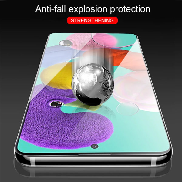 2-PACK -9D näytönsuoja Samsung Galaxy A51  karkaistu lasi