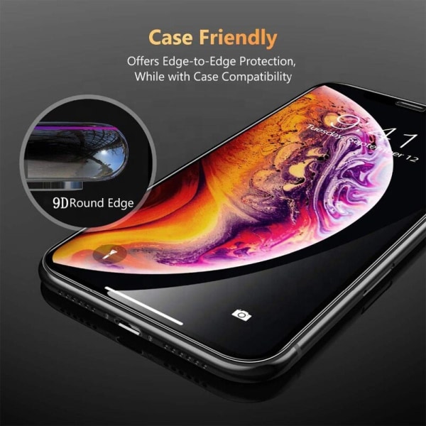 2-Pack- Skärmskydd iPhone 15 PRO (6.1 Tums), 9D Härdat Glas